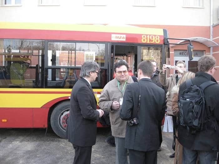 Podpisanie umowy między łódzkim MPK a firmą Solaris Bus&Coach