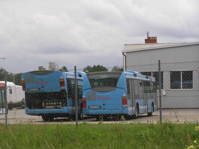 „Szpiegowskie”zdjęcia najnowszych etanolowych autobusów MZK Słupsk jeszcze przed ich przemalowaniem w barwy przewoźnika (fot. Piotr Proniuk)
