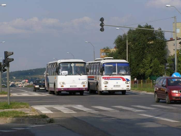 Autobus komunikacji zastępczej, obsługiwanej przez Veolię