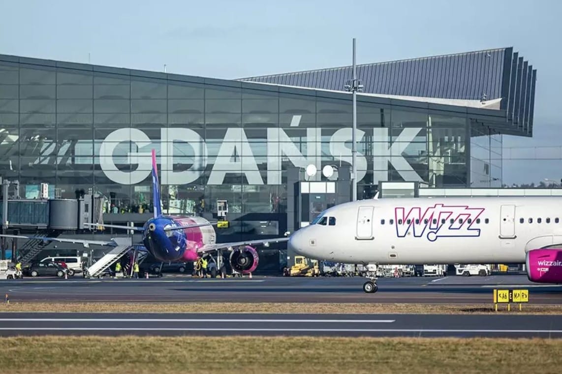 Infoair - Port Lotniczy Gdańsk z rekordowym wzrostem – 1,38 mln pasażerów w I kwartale
