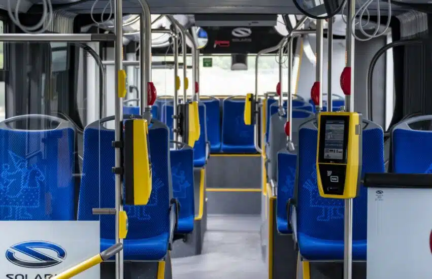 Kasowniki biletów Pixela w najnowszych autobusach Solarisa dla MPK Kraków