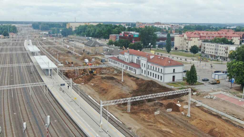 Stacja kolejowa w Ełku