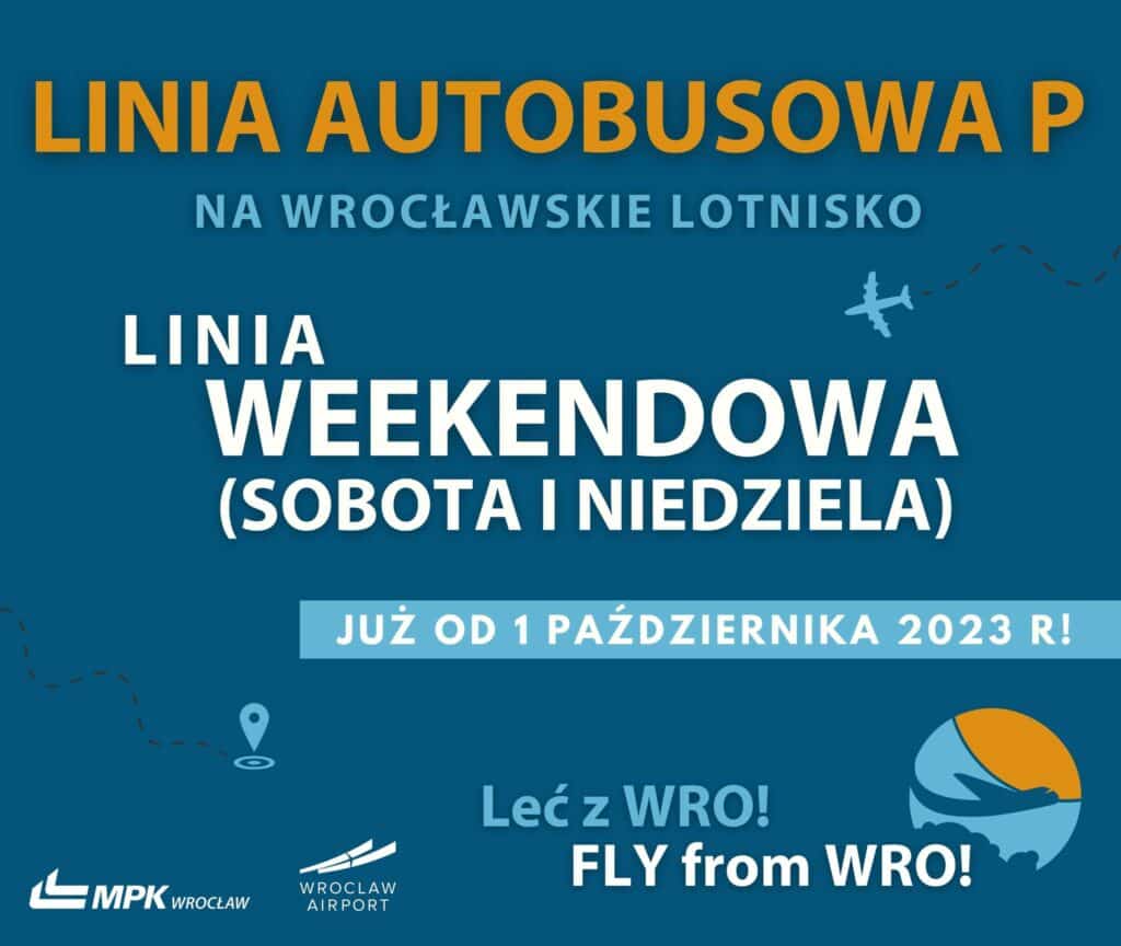 1 października Miejskie Przedsiębiorstwo Komunikacyjne we Wrocławiu uruchomiło nową linię autobusową „P" na wrocławskie lotnisko.