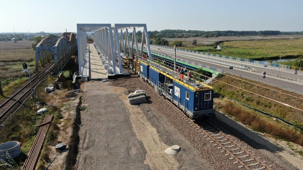 Most kolejowy na Rail Baltica