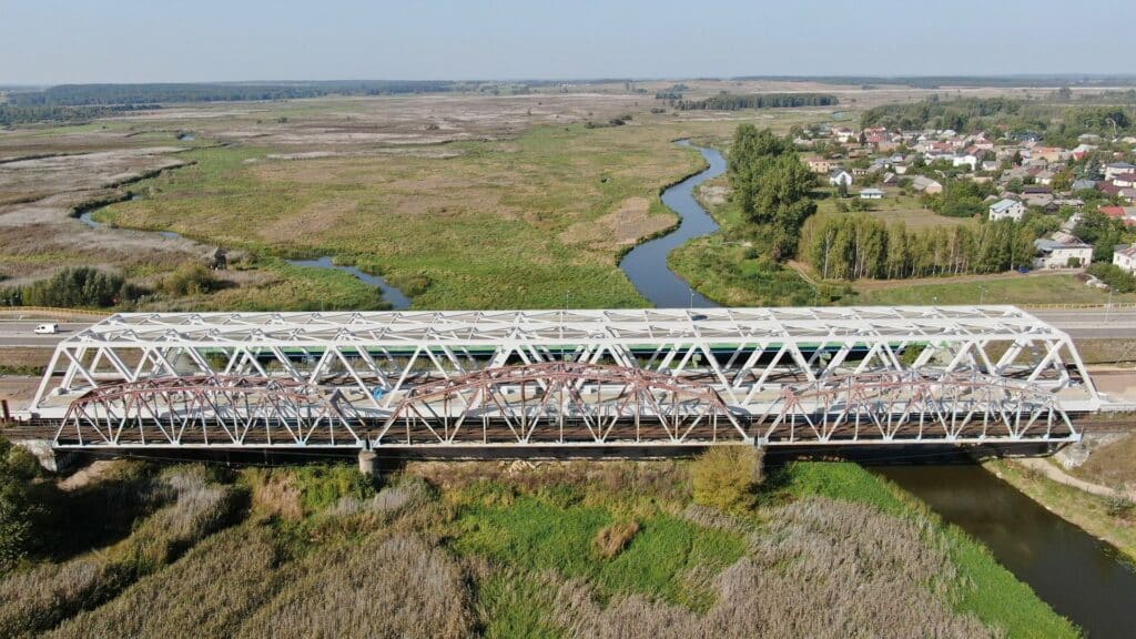 Most kolejowy na Rail Baltica