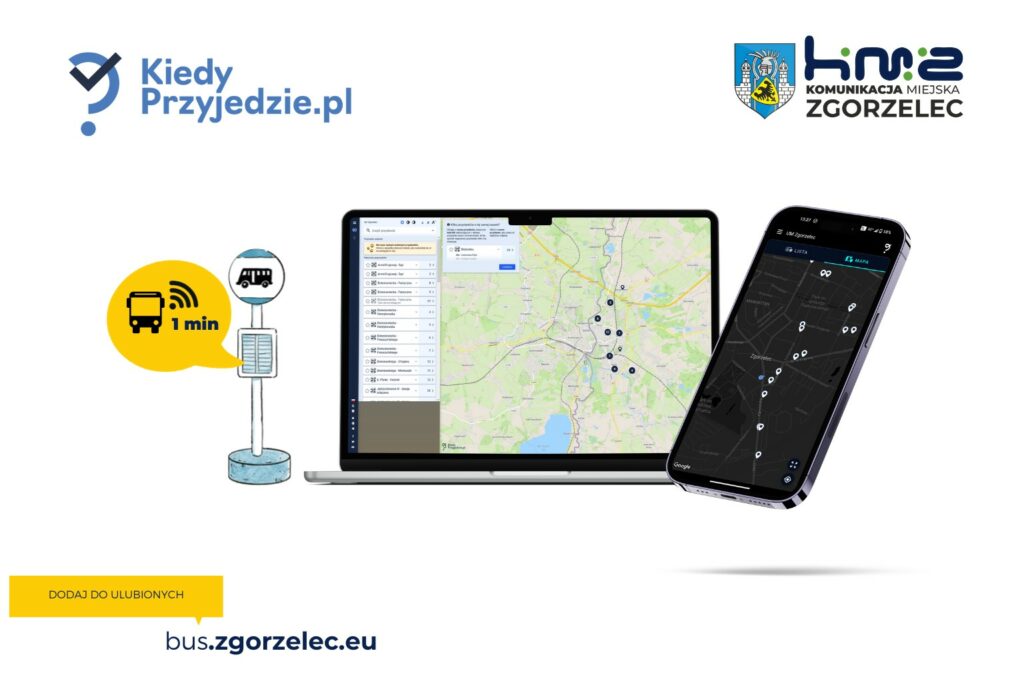 Aplikacja pokaże kiedy przyjedzie miejski autobus i gdzie teraz jest
