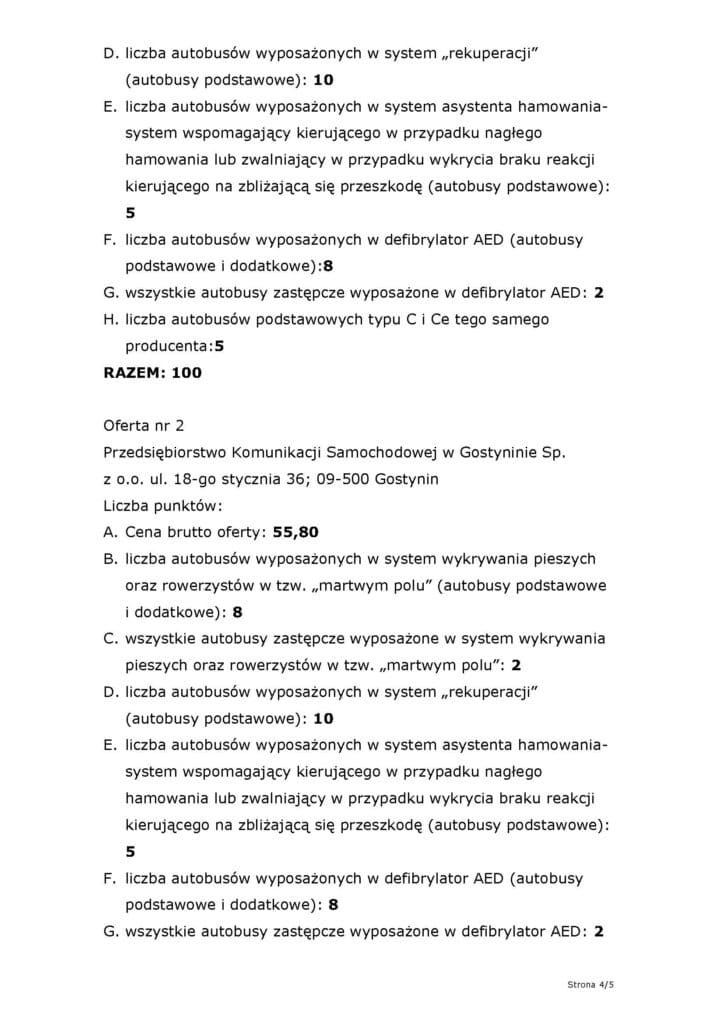 Wrocław wybrał dwie oferty w ponowionym przetargu na obsługę autobusowych linii w aglomeracji.