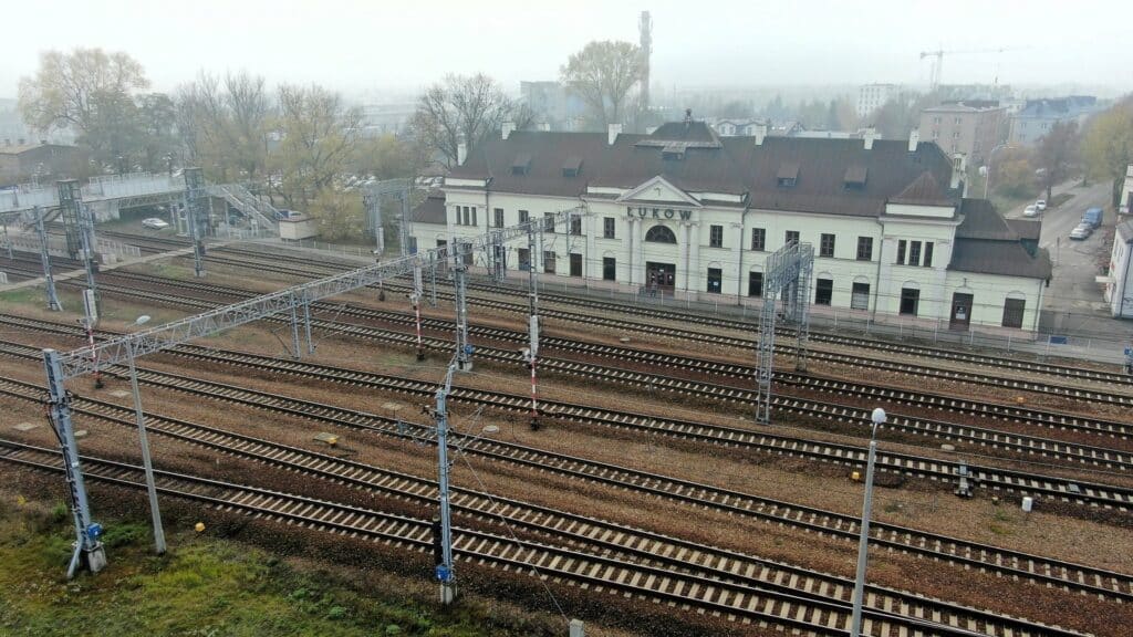 Z Łukowa do Radomia po jednym torze. Na czas prac remontowych   foto: PKP PLK
