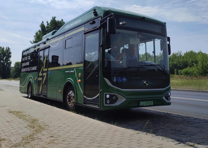 MPK Radomsko testuje autobus elektryczny King Long PEV9
