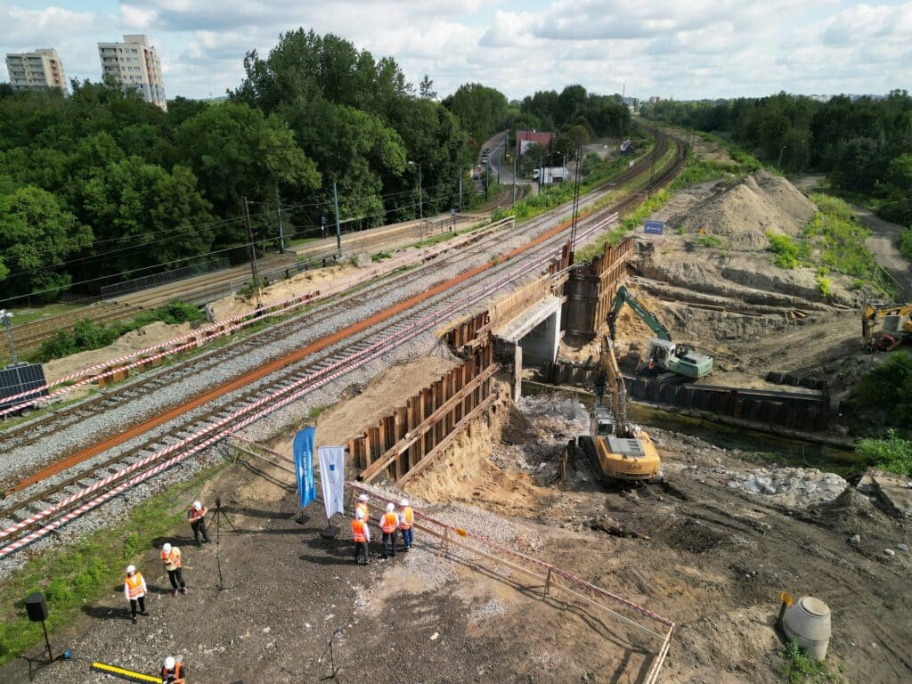 PKP PLK budują nowy przystanek w Katowicach foto: PKP PLK