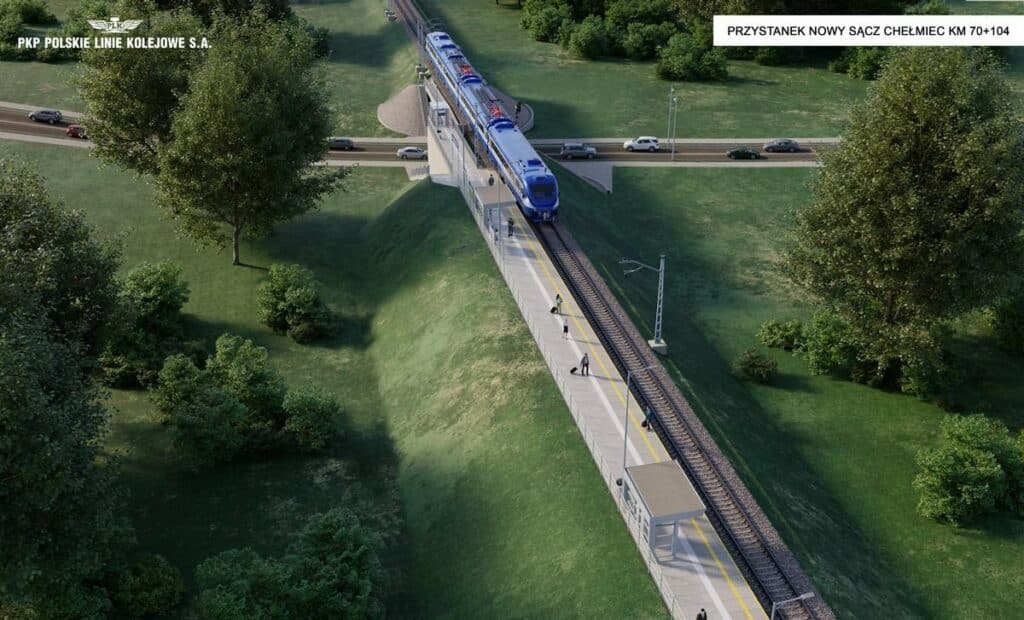 Wykonawca 3,8-km tunelu kolejowego na trasie Chabówka–Nowy Sącz zawarł umowę na dostawę maszyny drążącej TBM; dotrze ona z Chin drogą morską, a następnie drogą lądową na miejsce - przekazała PAP rzeczniczka PKP PLK Dorota Szalacha.