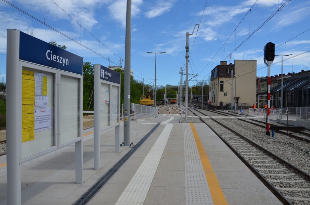 Wznowiono ruch pociągów na przejściu granicznym Cieszyn – Czeski Cieszyn foto: PKP PLK