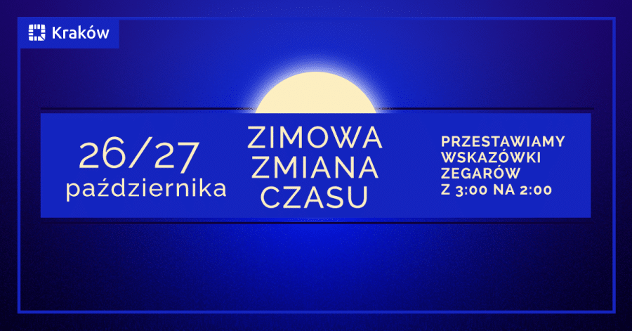 W nocy zmiana czasu z letniego na zimowy. Co to oznacza dla transportu publicznego?