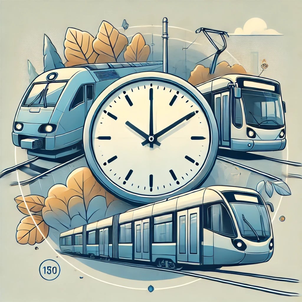 W nocy zmiana czasu z letniego na zimowy. Co to oznacza dla transportu publicznego?