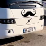 Autobusy PKS Nova z wąsami - włączają się do akcji Movember