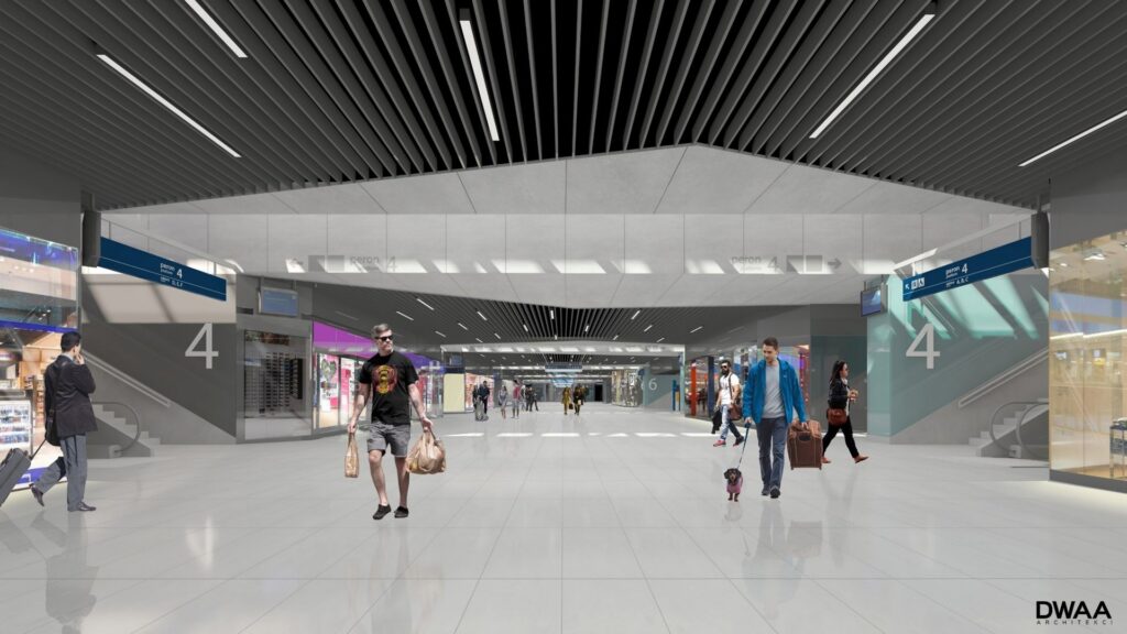 Kolejny dworzec kolejowy z galerią handlową. Warszawa Zachodnia czeka na najemców wiz. PKP PLK