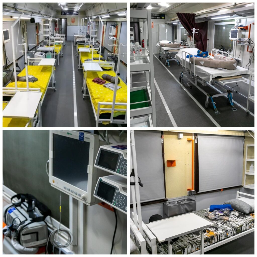 Nowy medyczny pociąg Ukrzaliznycia. W składzie zmodernizowane wagony foto: UZ