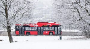 Norwegia/ Zimowa pogoda sparaliżowała komunikację autobusową