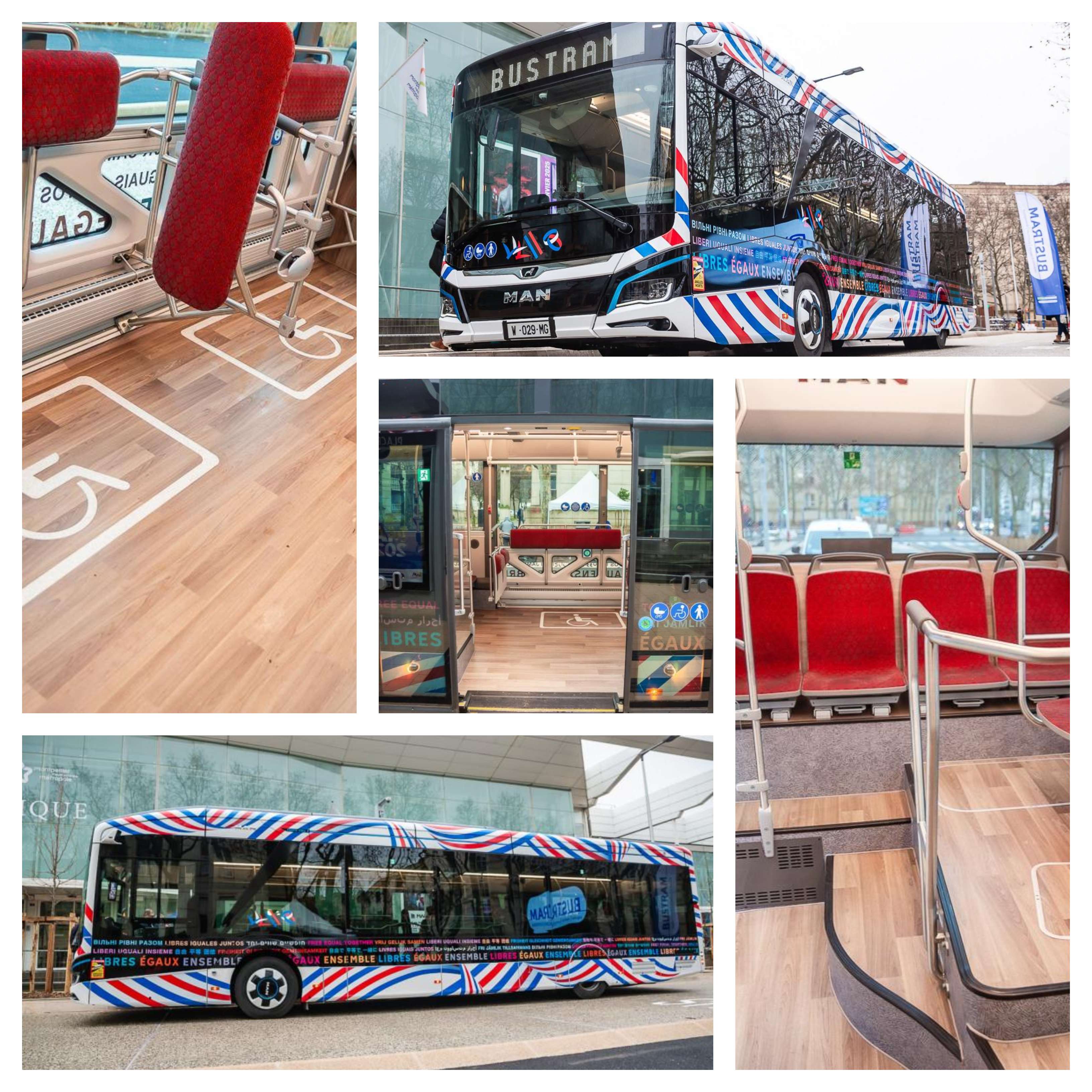 Infobus - Pierwsze autobusy MAN Lion’s City E z obniżonymi oknami. W Montpellier