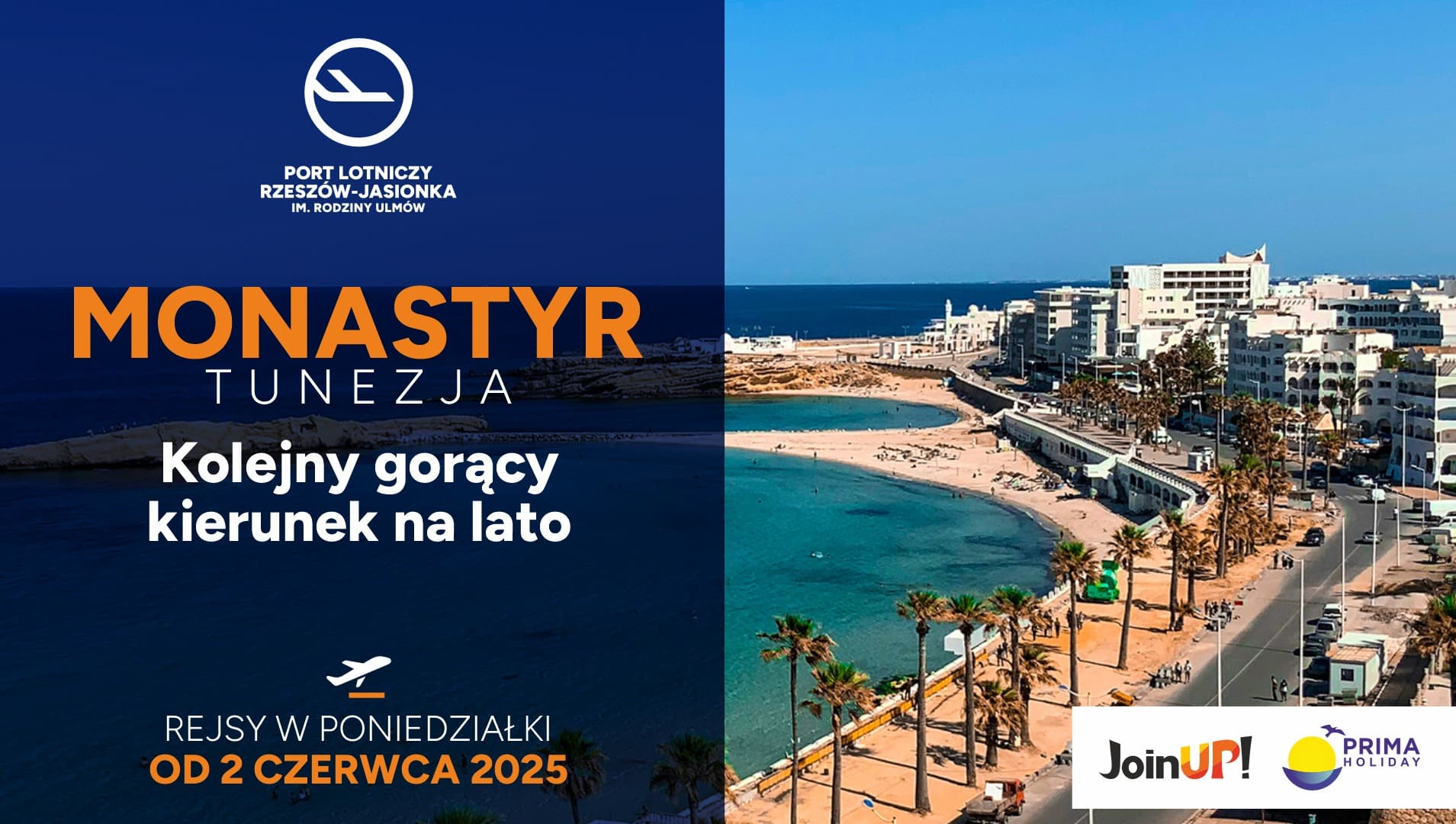 Infoair - Monastyr nowym kierunkiem z Rzeszowa – pierwszy lot już w czerwcu