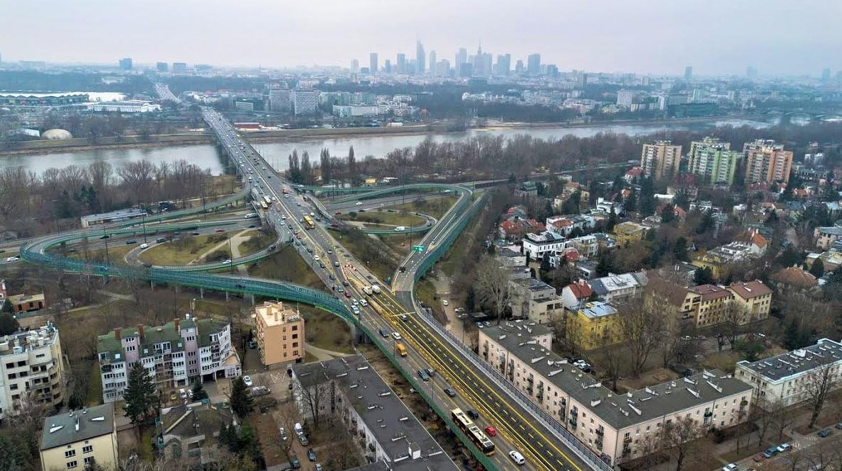 Infobike - Nowy wiadukt Trasy Łazienkowskiej w Warszawie – co zyskają rowerzyści?