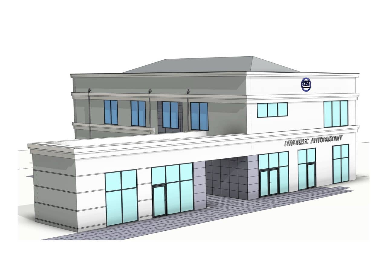 Infotrans - PKS Łuków ma pozwolenie na budowę nowego dworca autobusowego