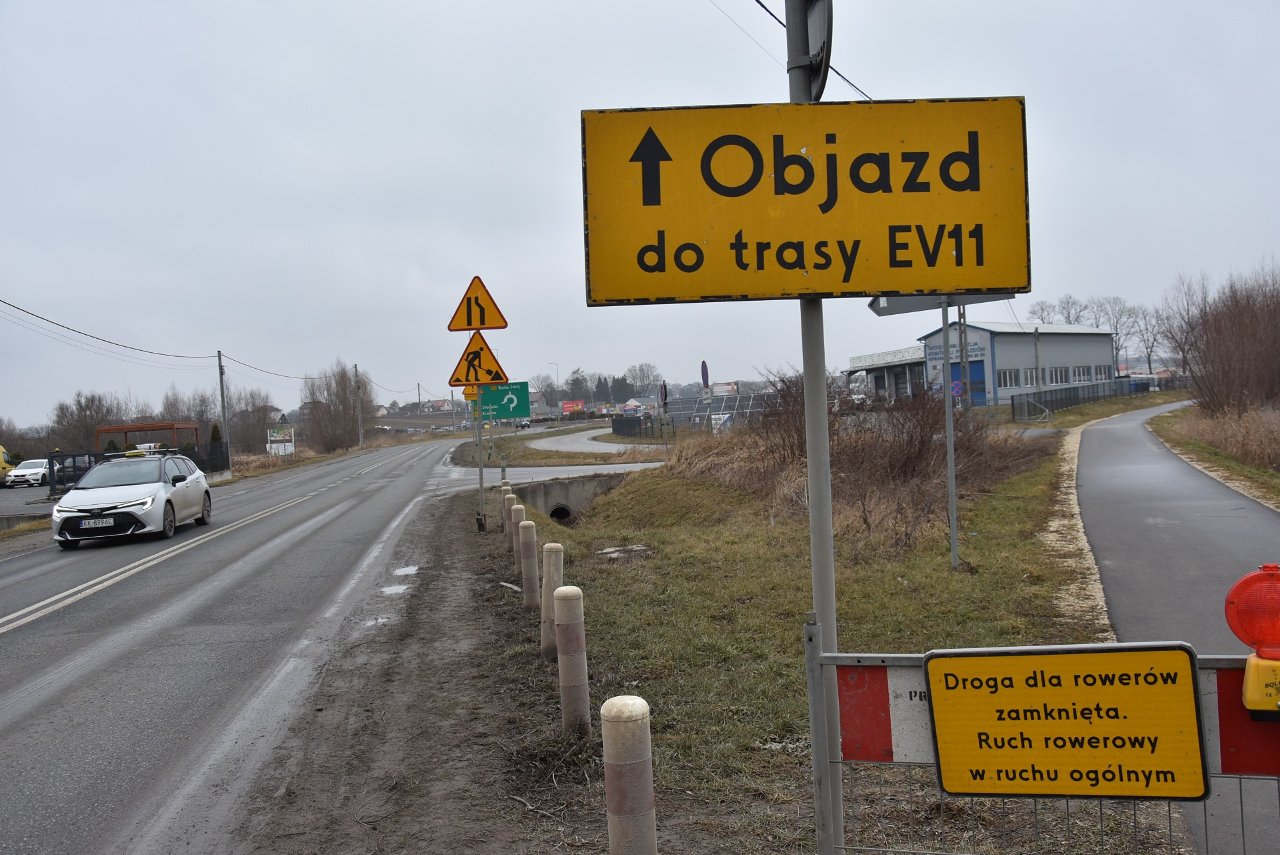 Infobike - Małopolskie: Droga rowerowa EuroVelo11 pod Proszowicami zmieni swój kształt