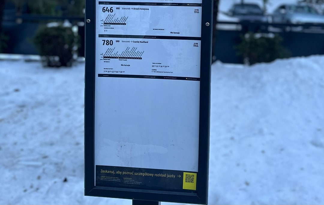 Infotrans - Nowa era informacji pasażerskiej w GZM – kody QR na wszystkich przystankach