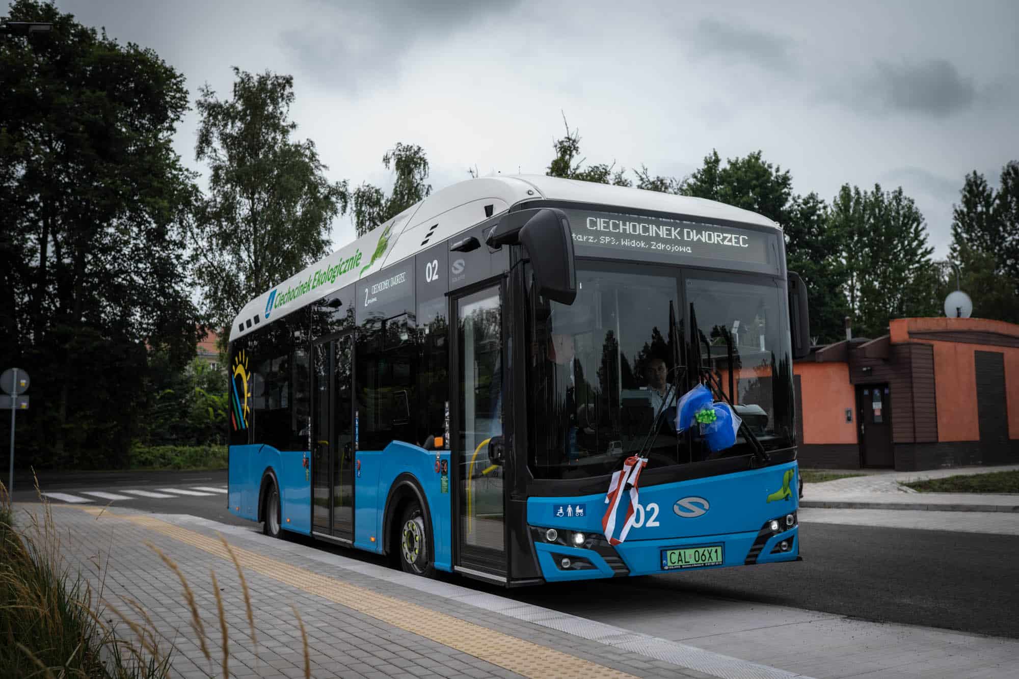 Infobus - Ciechocinek szuka operatora komunikacji miejskiej. Daje elektrobusy od Solarisa