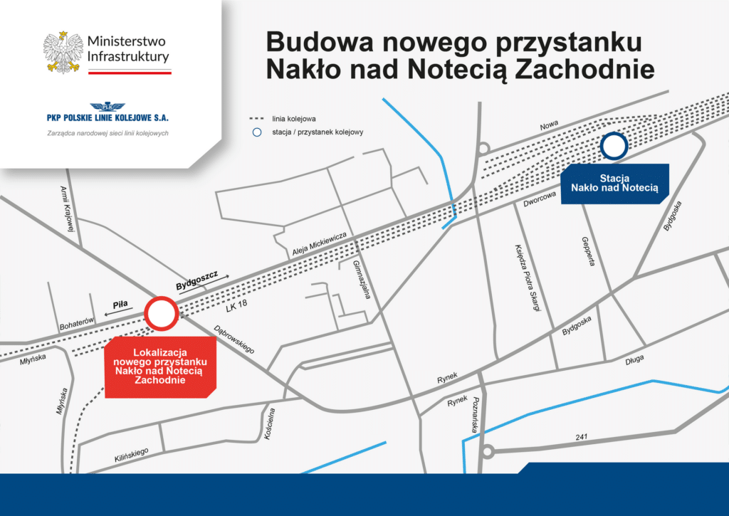 Nowy przystanek kolejowy w województwie kujawsko-pomorskim foto: PKP PLK