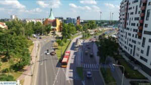 Korytarz komunikacyjny pozwoli autobusom jeździć po torowisku tramwajowym od alei Armii Krajowej do ul. Pięknej.