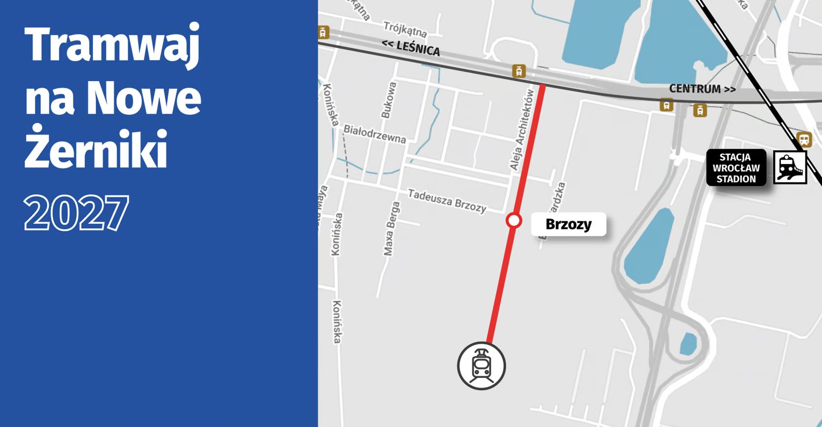 Infotram - Nowe torowisko tramwajowe na Nowych Żernikach. Wrocław podpisał umowę na projekt