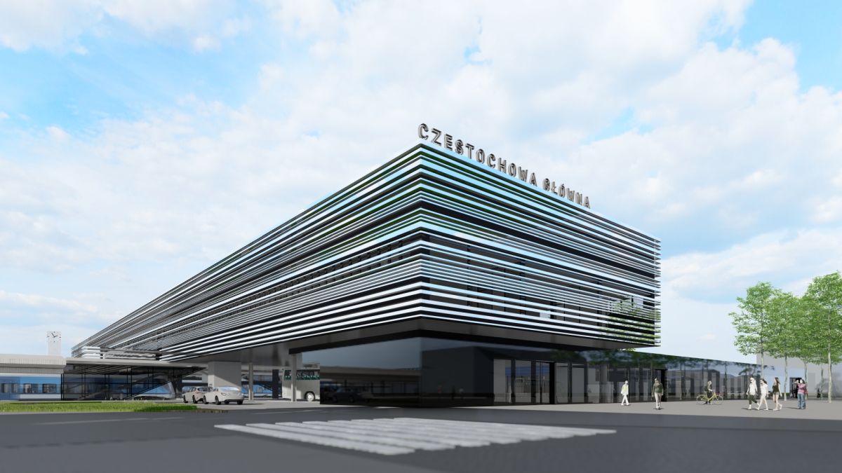 Inforail - Częstochowa zyska nowoczesny dworzec kolejowy. Minister Klimczak: Miasto zasługuje na obiekt XXI wieku