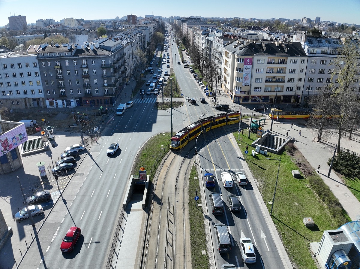Infotram - Roboty tramwajowe na warszawskim Mokotowie. Będą utrudnienia dla kierowców i pasażerów