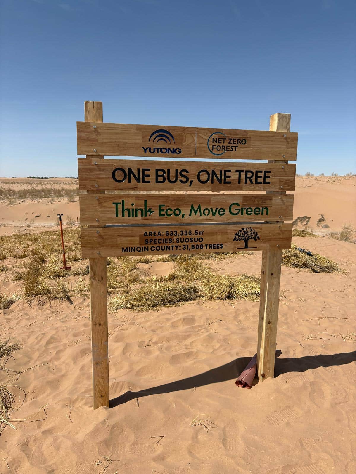 Infobus - Razem z Yutongiem sadziliśmy drzewa. W ramach inicjatywy „Jeden autobus – jedno drzewo”