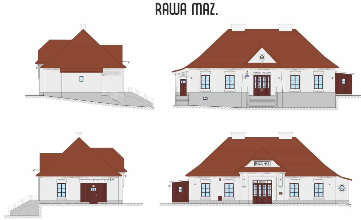 Inforail - Rawa Mazowiecka modernizuje zabytkową stację kolei wąskotorowej. Rusza przetarg