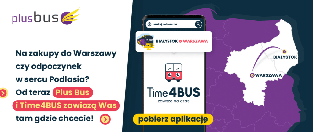 Włączenia linii międzymiastowych przewoźnika PlusBus do systemu Time4BUS