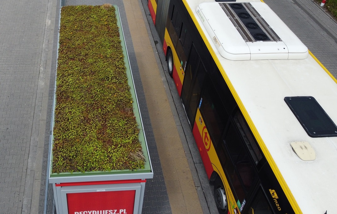 Infotrans - Zielone dachy i nowe szyby na przystankach. ZTM Warszawa ogłosił postępowanie