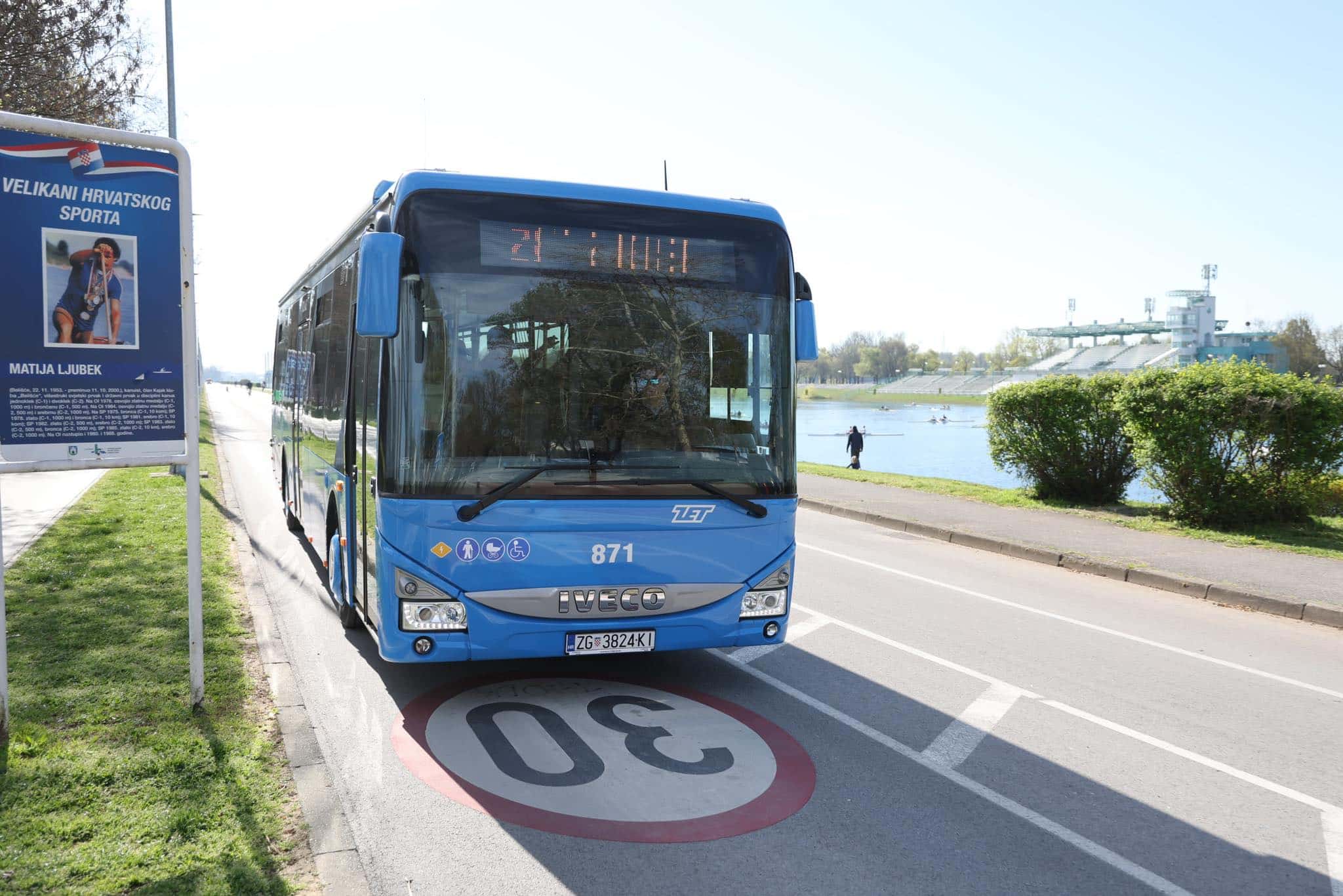 Infobus - Pierwszy autobus elektryczny w komunikacji miejskiej w Chorwacji: Iveco Crossway Elec