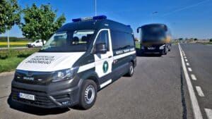 Kierowca autokaru zatrzymany na A4 . Był nietrzeźwy