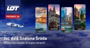 Promocja LOT: Taniej do Chicago, Wenecji i Koszyc – Szalona Środa pełna kierunków