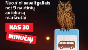 Wilno stawia na nocną komunikację – dziewięć nowych linii autobusowych