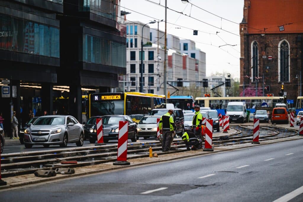 Remont torowiska ul. Piotra Skargi we Wrocławiu