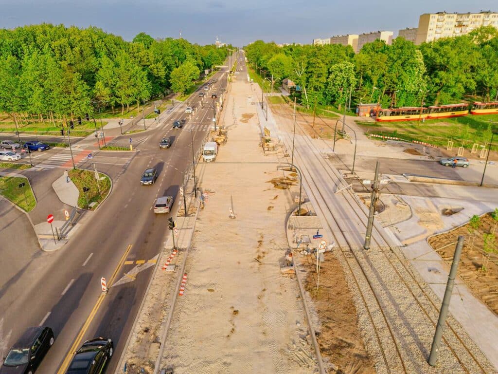 Powrót tramwajów MPK Łódź na Kochanówkę foto: UM Łódź