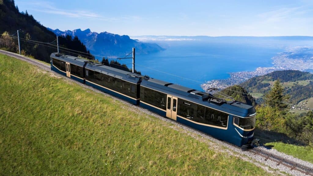 Stadler dostarczy osiem nowych pociągów zębatych do obsługi trasy na Rochers-de-Naye foto: Stadler