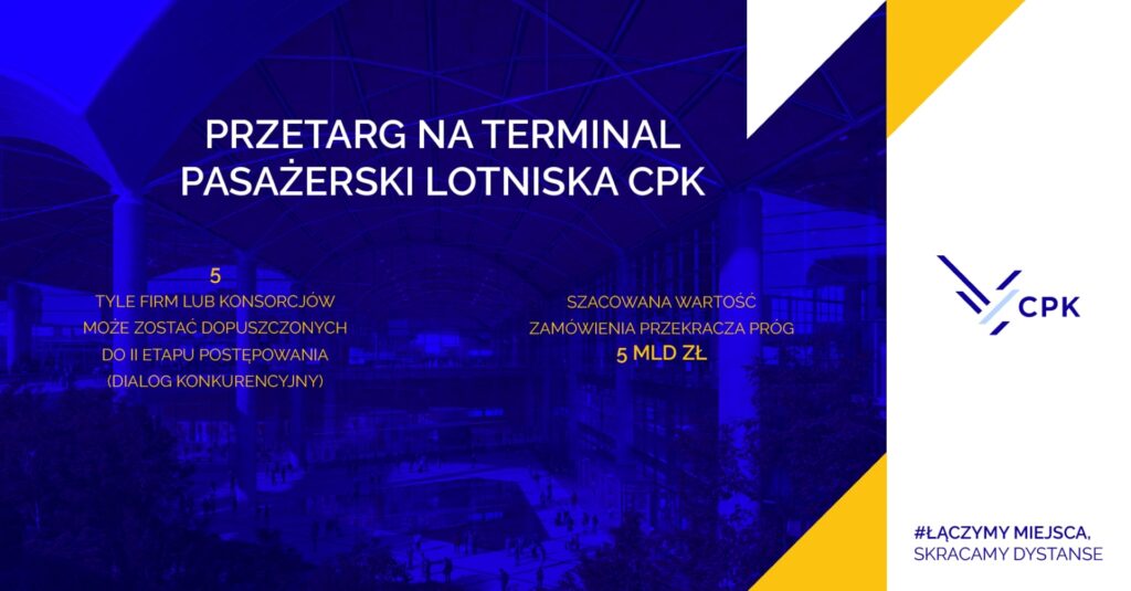 CPK ogłasza największy przetarg roku – terminal wart ponad 5 mld zł