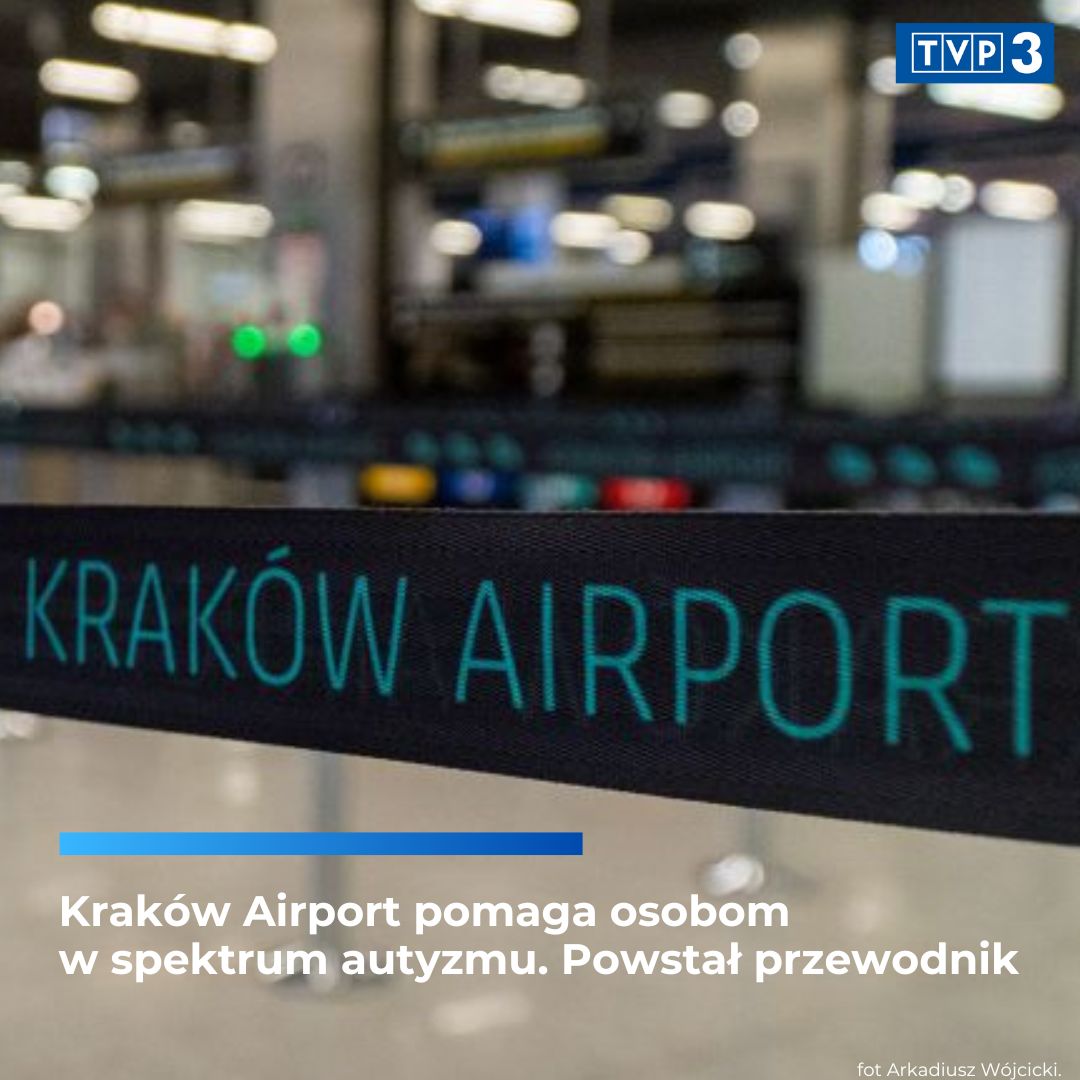 Infoair - Kraków Airport – wsparcie dla pasażerów w spektrum autyzmu w trakcie podróży lotniczej