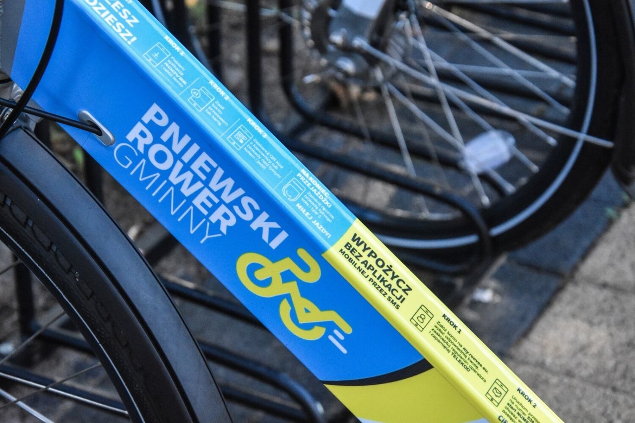 Infobike - Pniewski Rower Gminny wraca na ulice! Nowy sezon, więcej stacji i niższe opłaty