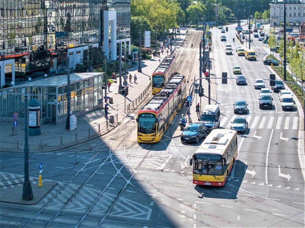 Remont torów na Pl. Bankowym