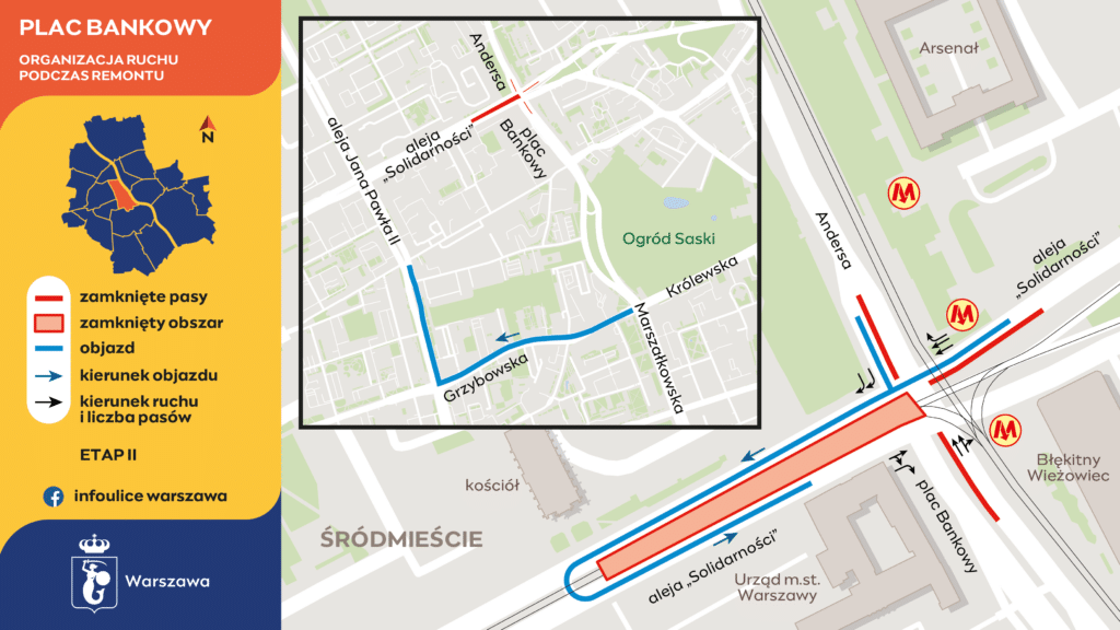 Przypominamy. Olbrzymie utrudnienia dla pasażerów warszawskich tramwajów foto: UM Warszawa